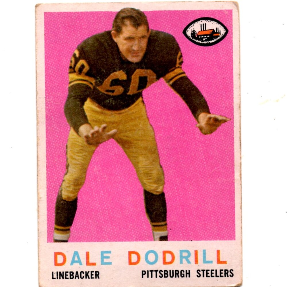 1959 Topps #34 Dale Dodrill - Vintage Sports Card